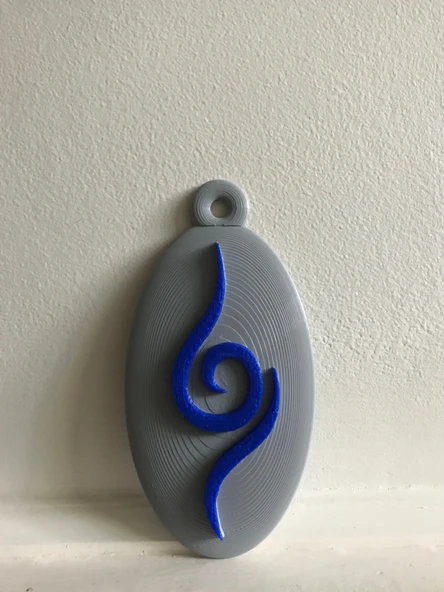 Byr Naruto anbu sembolü/kolye (Sadece Plastik Aparattır!!!) 3D - Resim 4