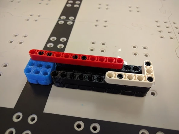 Byr VEX IQ kirişlerine Lego Technic (Sadece Plastik Aparattır!!!) 3D - 2