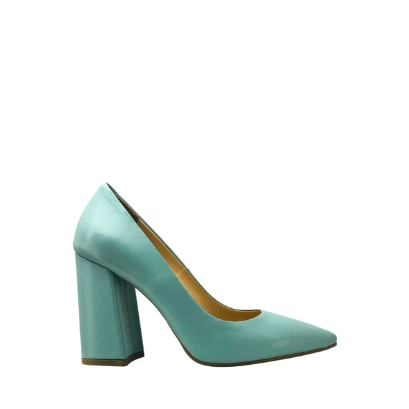 Disparita 25305 Hakiki Deri Stiletto Kadın Ayakkabı - 9