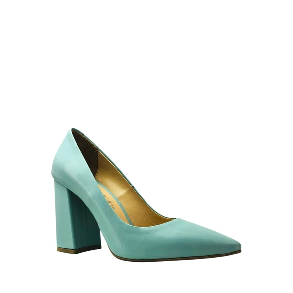 Disparita 25305 Hakiki Deri Stiletto Kadın Ayakkabı - 10
