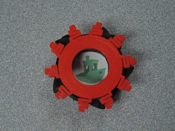 Byr İris kolye (Sadece Plastik Aparattır!!!) 3D - 4