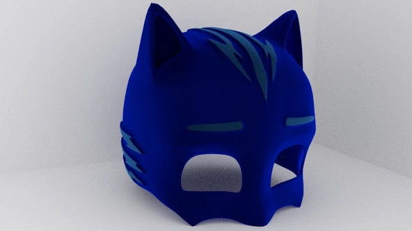 Byr Cat Boy Cowl - PJ Maskeleri (Sadece Plastik Aparattır!!!) 3D ürün görseli