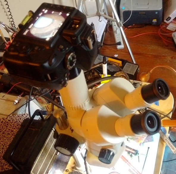 Byr Nikon DSLR Kamera - Mikroskop ISO Fotoğraf Tüp Adaptörü. (Sadece Plastik Aparattır!!!) 3D - 3