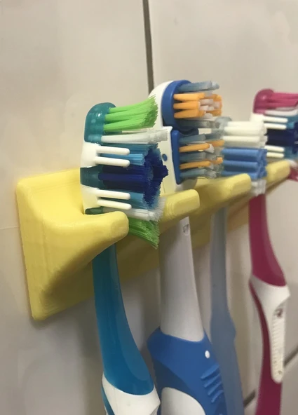 Byr Sevimli diş fırçası tutucu (Sadece Plastik Aparattır!!!) 3D