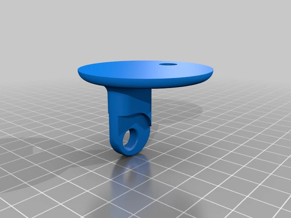 Byr Ciro3D's Duş Başlığı Montajı - Tek Montaj Delik (Sadece Plastik Aparattır!!!) 3D - Resim 3