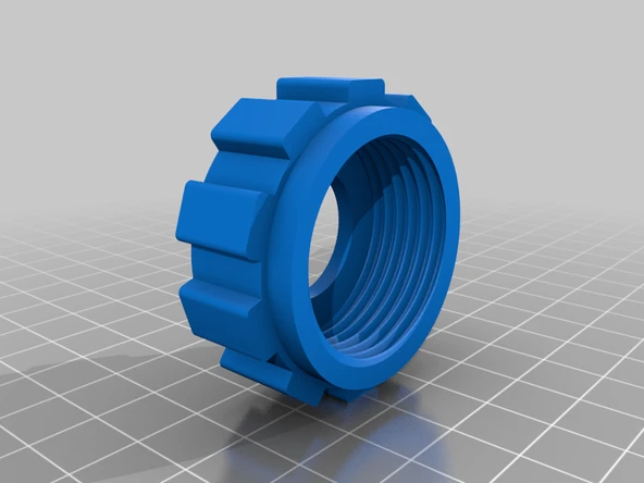 Byr Çamaşır Makinesi Tahliye Hortumu 30mm Sifon Konnektörü (Sadece Plastik Aparattır!!!) 3D - 3