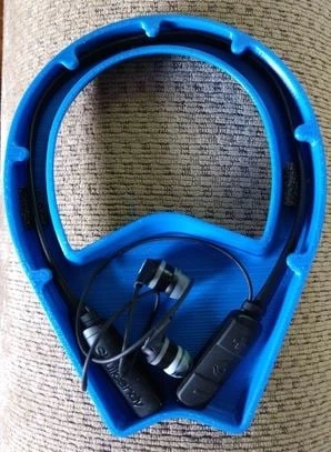 Byr Skullcandy Ink'd kablosuz kulaklık sert çanta (Sadece Plastik Aparattır!!!) 3D - 3