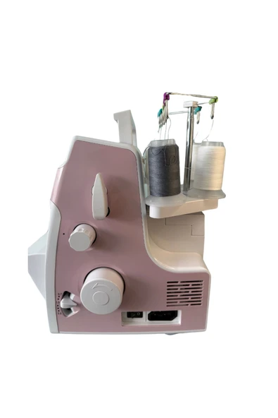 Acme 4 İplikli Ev Tipi Overlok Dikiş Makinesi Pembe - Resim 4