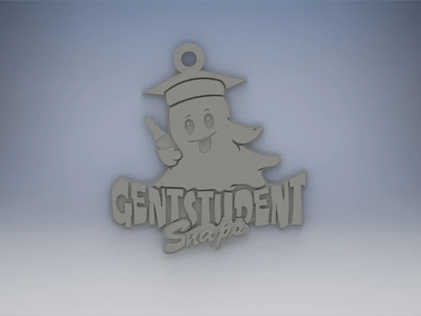 Byr Gent Student Anahtar Yüzük (Sadece Plastik Aparattır!!!) 3D ürün görseli