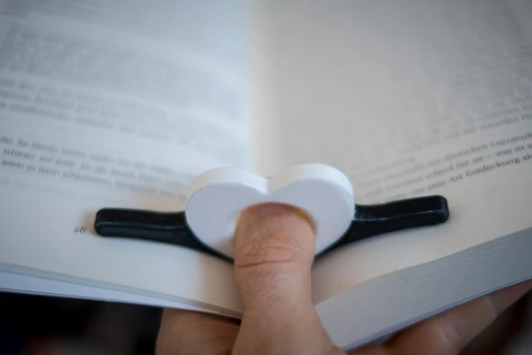 Byr Kalp ikili malzemeli kitap sahibi (Sadece Plastik Aparattır!!!) 3D - 3