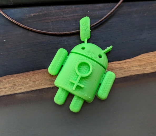 Byr Femdroid Koleksiyon Pin / Rozet / Küpe / Kolye / Kolye (Sadece Plastik Aparattır!!!) 3D - 4