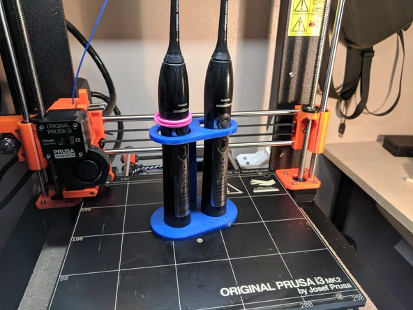 Byr Sonicare çift diş fırçası tutucu (Sadece Plastik Aparattır!!!) 3D - 2