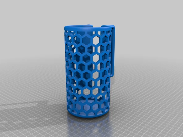 Byr Plastik Süt Torbası Tutucu (Altıgen Desenli) (Sadece Plastik Aparattır!!!) 3D - 3