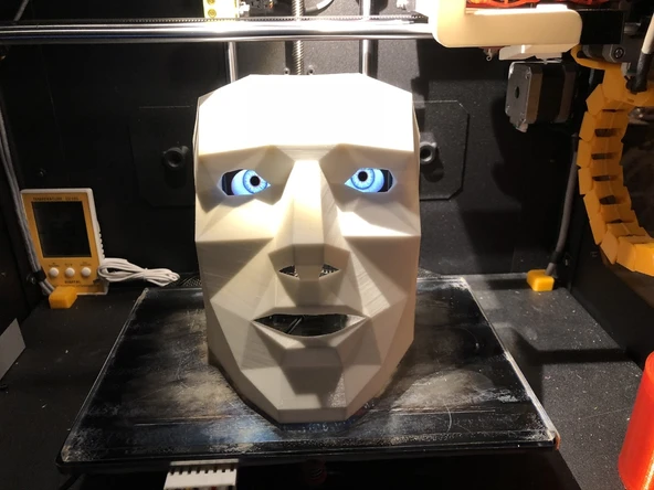 Byr Raspi gözlü maske (Sadece Plastik Aparattır!!!) 3D ürün görseli