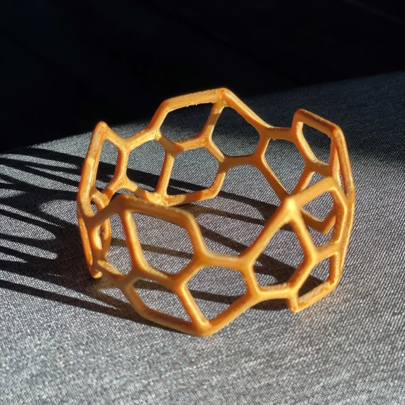 Byr Beşik hexacontahedron bilezik (Sadece Plastik Aparattır!!!) 3D - 4