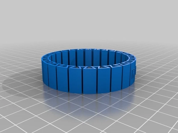 Byr Ninjaflex özelleştirilmiş çift esnek bilezik (Sadece Plastik Aparattır!!!) 3D - 2