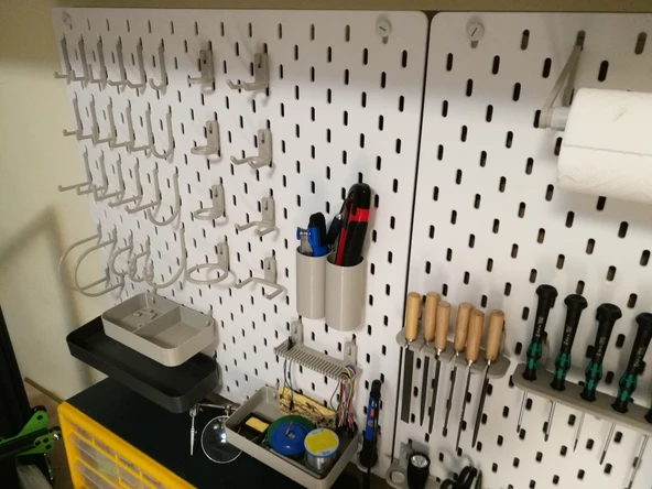 Byr Ikea Skadis Universal Hook Seti (Sadece Plastik Aparattır!!!) 3D - 4