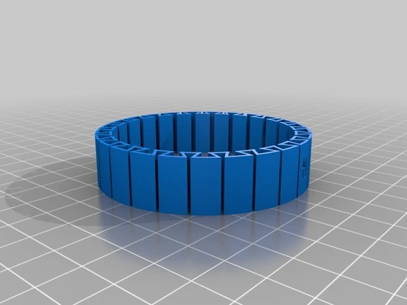 Byr Ninjaflex özelleştirilmiş çift esnek bilezik (Sadece Plastik Aparattır!!!) 3D - 3