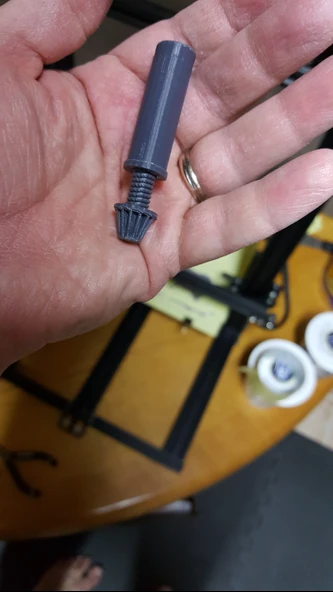 Byr Bifold dolap kapı alt pivot vidası (Sadece Plastik Aparattır!!!) 3D - 4