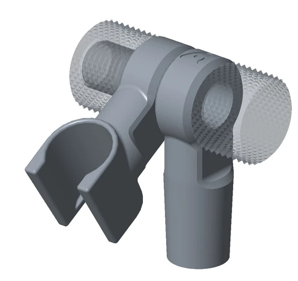 Byr Duş başlığı döner eklemi (Sadece Plastik Aparattır!!!) 3D - Resim 3