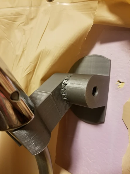 Byr Ayarlanabilir el duş başlığı tutucu (Sadece Plastik Aparattır!!!) 3D - Resim 3