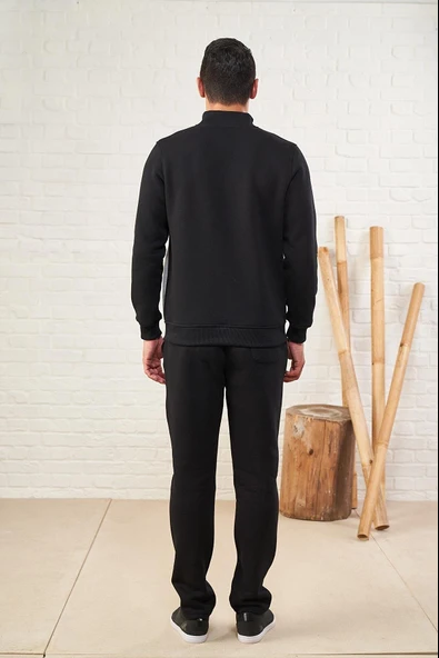 Pjs 22632 Erkek Fermuarlı Kapitoneli Eşofman Takımı - 4