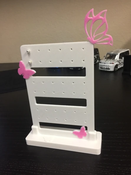 Byr Kelebek Kulak Yüzük Tutucu (Sadece Plastik Aparattır!!!) 3D ürün görseli