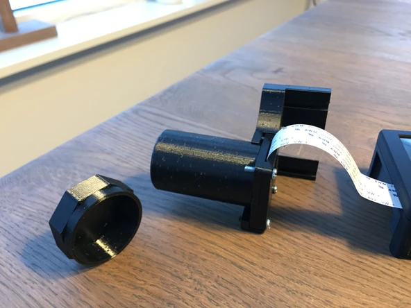 Byr Raspberry Pi kamera teleskop montajı (Sadece Plastik Aparattır!!!) 3D - 3