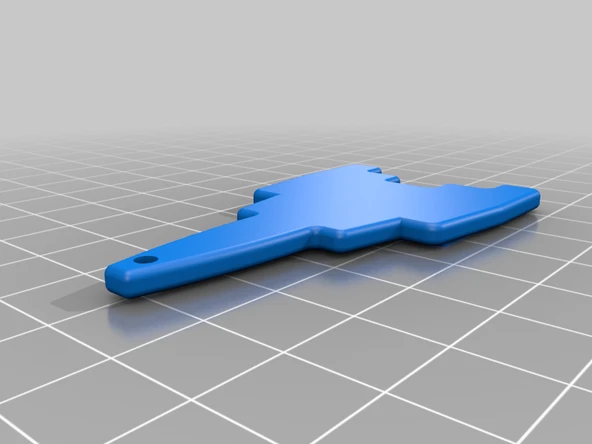 Byr Normandiya N7 Kolye/Anahtarlık (Sadece Plastik Aparattır!!!) 3D - 4