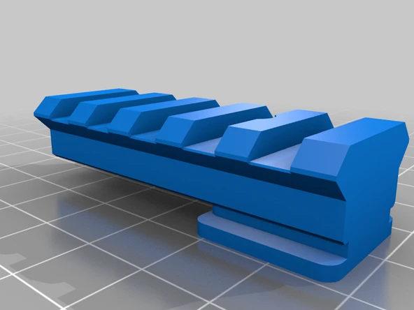 Byr Sıcak ayakkabı için nato/picatinny rayı (Sadece Plastik Aparattır!!!) 3D - 4