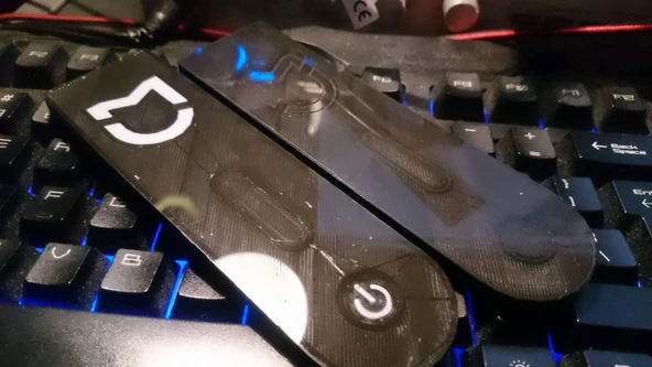 Byr Xiaomi Mijia M365 Panel Kapağı (Sadece Plastik Aparattır!!!) 3D - 2