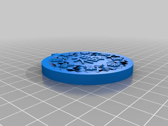 Byr Çin Yeni Yılı Dişli Yatak Kolye (Sadece Plastik Aparattır!!!) 3D - 4