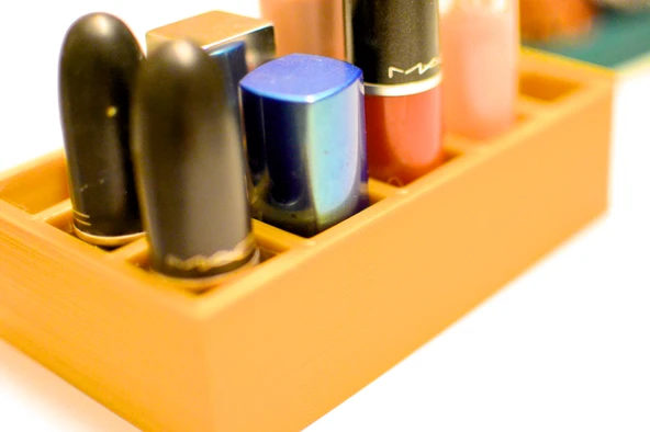 Byr Çok temel oje ve ruj tutucuları (Sadece Plastik Aparattır!!!) 3D - 3