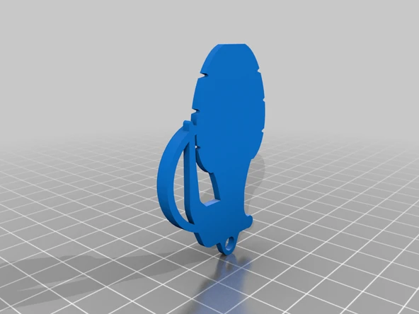 Byr El bombası pimi/anahtarlık/kolye (Sadece Plastik Aparattır!!!) 3D - Resim 4