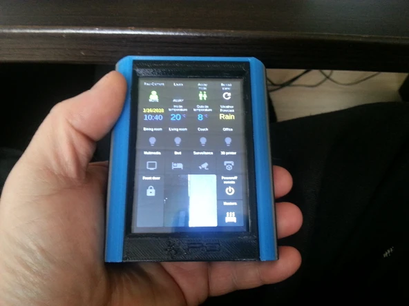 Byr Pilot - Ev Asistanı Gösterge Tablosu Uzaktan / Uzaktan Kumanda (Sadece Plastik Aparattır!!!) 3D - Resim 4