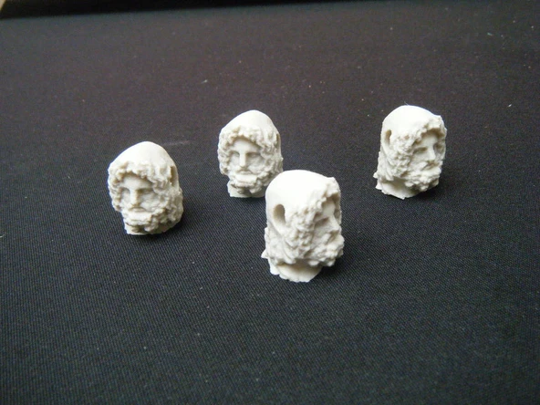 Byr Serapis başının kolyesi (Sadece Plastik Aparattır!!!) 3D ürün görseli 1