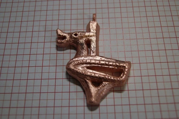 Byr Perm hayvan tarzı kolye boş v2 (Sadece Plastik Aparattır!!!) 3D