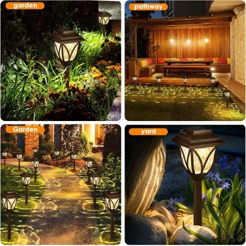 6 lı Solar Bahçe Aydınlatması Gün Işığı - 2