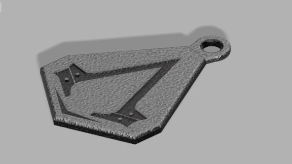 Byr Assassin's Creed Syndicate Logo Kolye (Sadece Plastik Aparattır!!!) 3D ürün görseli 1