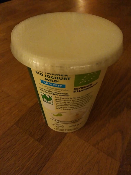 Byr Yoğurt Kupası Kapağı (Sadece Plastik Aparattır!!!) 3D - 3