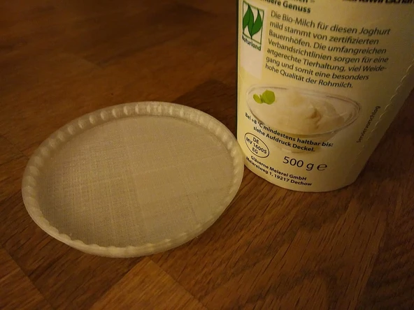 Byr Yoğurt Kupası Kapağı (Sadece Plastik Aparattır!!!) 3D - 2