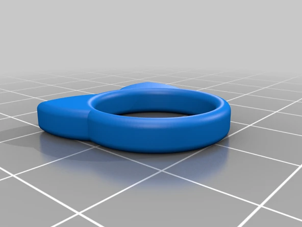 Byr Hayvan kulakları ile yüzük (Sadece Plastik Aparattır!!!) 3D - 2