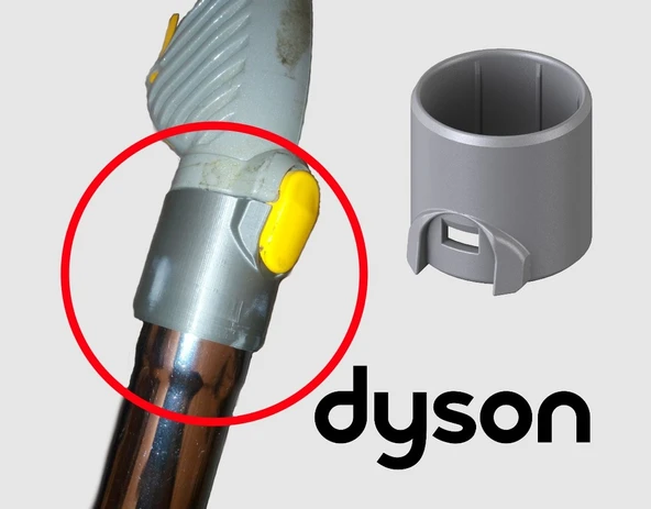 Byr Dyson ® DC05 Mutlak Tüp Konektörü (Sadece Plastik Aparattır!!!) 3D - 1