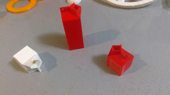 Byr süt kartonu (Sadece Plastik Aparattır!!!) 3D