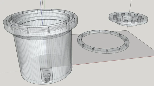 Byr Allsky Kamera (astronomi) (Sadece Plastik Aparattır!!!) 3D - 2