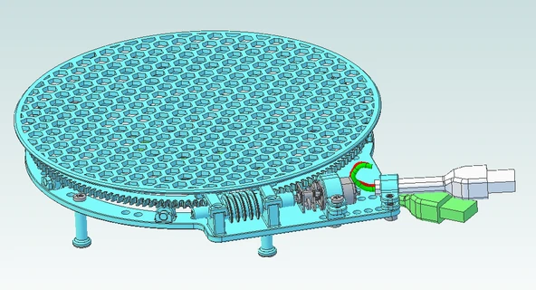 Byr Dönen Ekran Tablosu - USB ile çalışan, ışıkla (Sadece Plastik Aparattır!!!) 3D - Resim 3