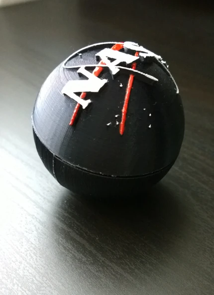 Byr NASA Logo Köfte Yüzük Kılıfı (Sadece Plastik Aparattır!!!) 3D - Resim 3