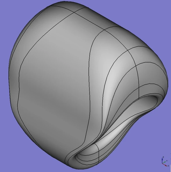 Byr Ağır düz yüzük (ağır pürüzsüz yüzük) (Sadece Plastik Aparattır!!!) 3D ürün görseli