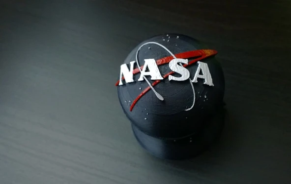 Byr NASA Logo Köfte Yüzük Kılıfı (Sadece Plastik Aparattır!!!) 3D ürün görseli