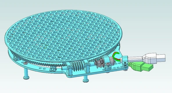 Byr Dönen Ekran Tablosu - USB ile çalışan, ışıkla (Sadece Plastik Aparattır!!!) 3D ürün görseli